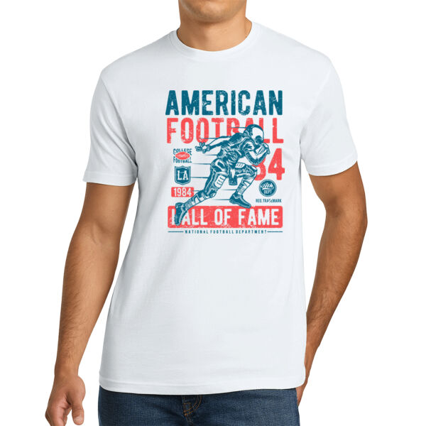 Football Hall of Fame - Unisex Premium Cotton T-Shirt Thumbnail