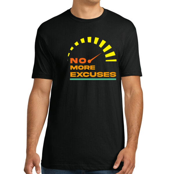 No Excuses - Unisex Premium Cotton T-Shirt Thumbnail
