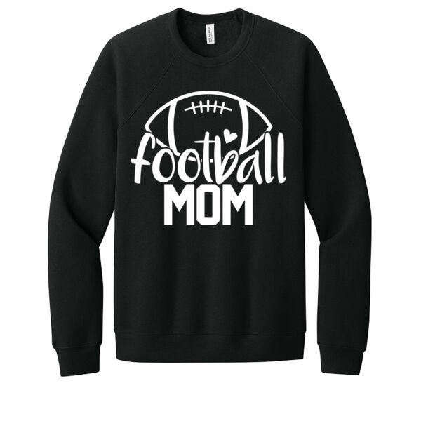 Football Mom - Unisex Premium Fleece Crew Sweatshirt Thumbnail