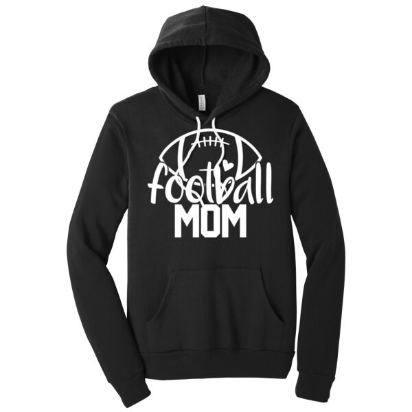 Football Mom - Unisex Premium Fleece Hooded Sweatshirt Thumbnail
