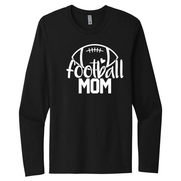 Football Mom - Unisex Premium Cotton Long Sleeve T-Shirt Thumbnail