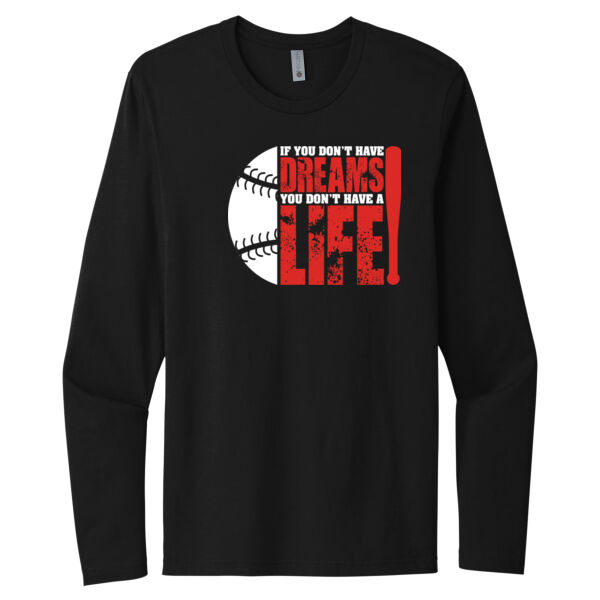 Baseball Dreams - Unisex Premium Cotton Long Sleeve T-Shirt Thumbnail