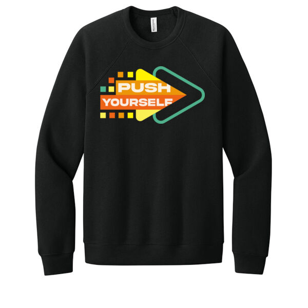 Push Yourself - Unisex Premium Fleece Crew Sweatshirt Thumbnail