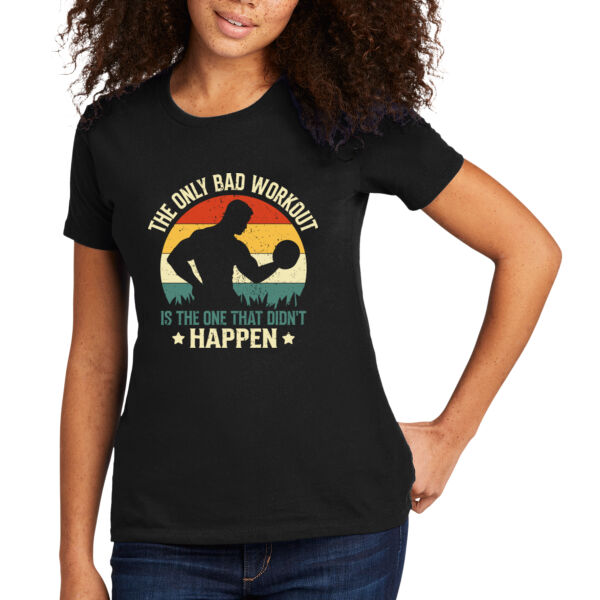 No Bad Workouts - Women's Premium Cotton T-Shirt Thumbnail