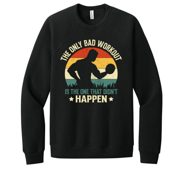 No Bad Workouts - Unisex Premium Fleece Crew Sweatshirt Thumbnail
