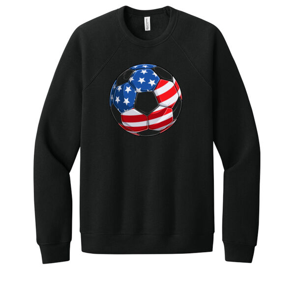 USA Soccer - Unisex Premium Fleece Crew Sweatshirt Thumbnail