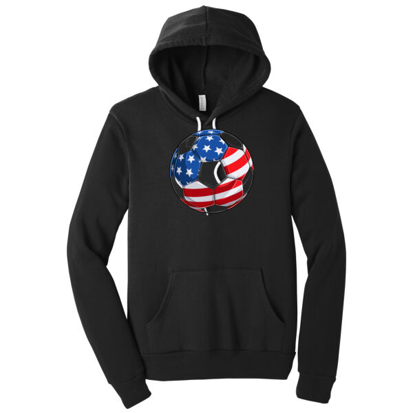 USA Soccer - Unisex Premium Fleece Hooded Sweatshirt Thumbnail