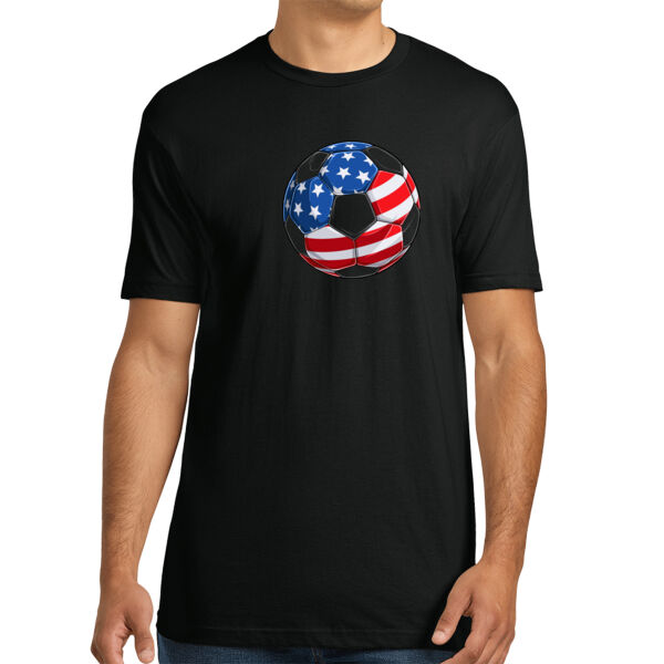 USA Soccer - Unisex Premium Cotton T-Shirt Thumbnail