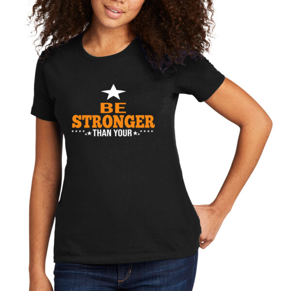 Be Stronger Than Excuses - Women's Premium Cotton T-Shirt Thumbnail