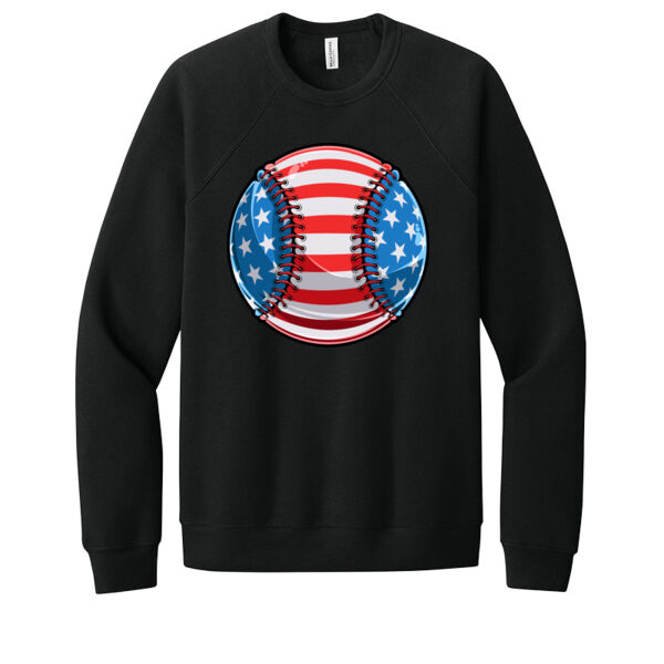 USA Baseball - Unisex Premium Fleece Crew Sweatshirt Thumbnail