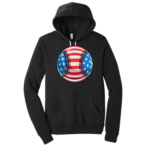 USA Baseball - Unisex Premium Fleece Hooded Sweatshirt Thumbnail