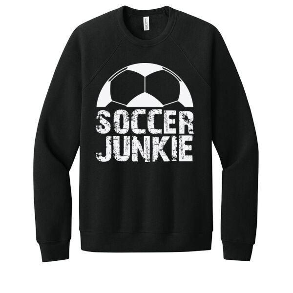 Soccer Junkie - Unisex Premium Fleece Crew Sweatshirt Thumbnail