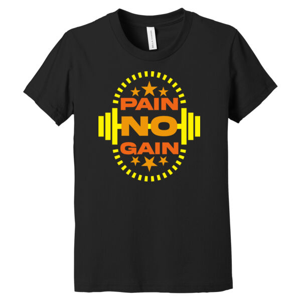 No Pain No Gain - Youth Jersey Short Sleeve Tee Thumbnail