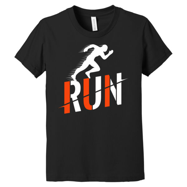 Just Run - Youth Jersey Short Sleeve Tee Thumbnail