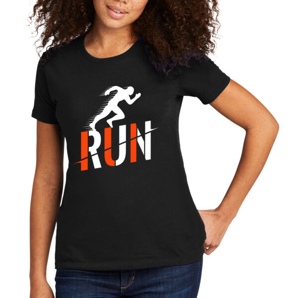 Just Run - Women's Premium Cotton T-Shirt Thumbnail