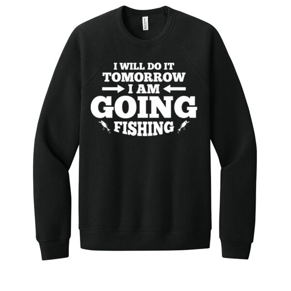 Going Fishing - Unisex Premium Fleece Crew Sweatshirt Thumbnail