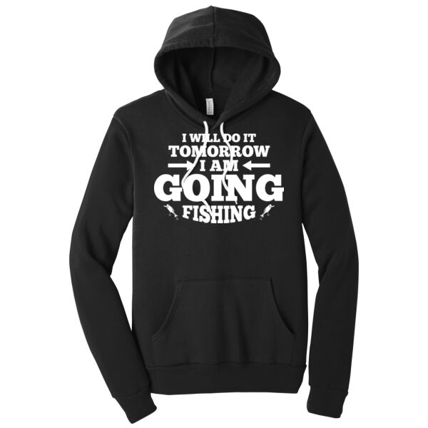 Going Fishing - Unisex Premium Fleece Hooded Sweatshirt Thumbnail