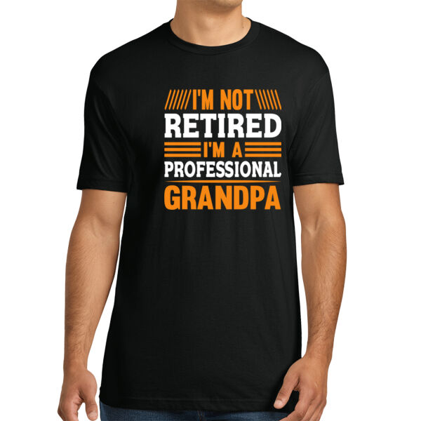 Professional Grandpa - Unisex Premium Cotton T-Shirt Thumbnail
