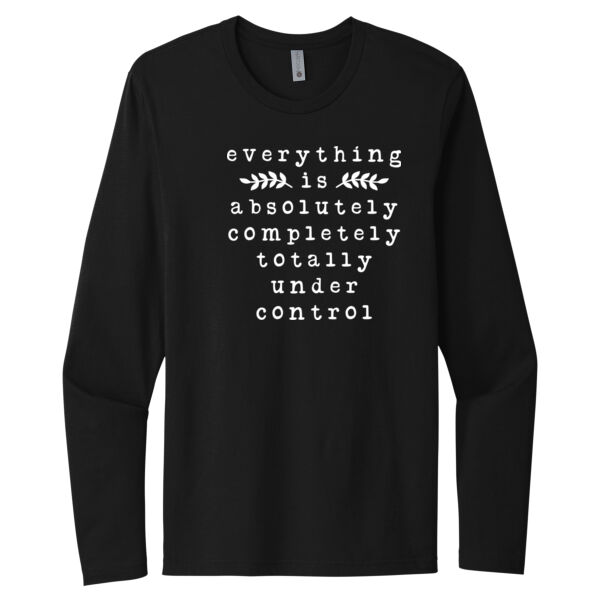 Everything is Under Control - Unisex Premium Cotton Long Sleeve T-Shirt Thumbnail
