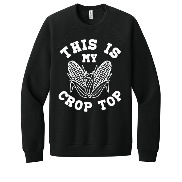 This is My Crop Top - Unisex Premium Fleece Crew Sweatshirt Thumbnail