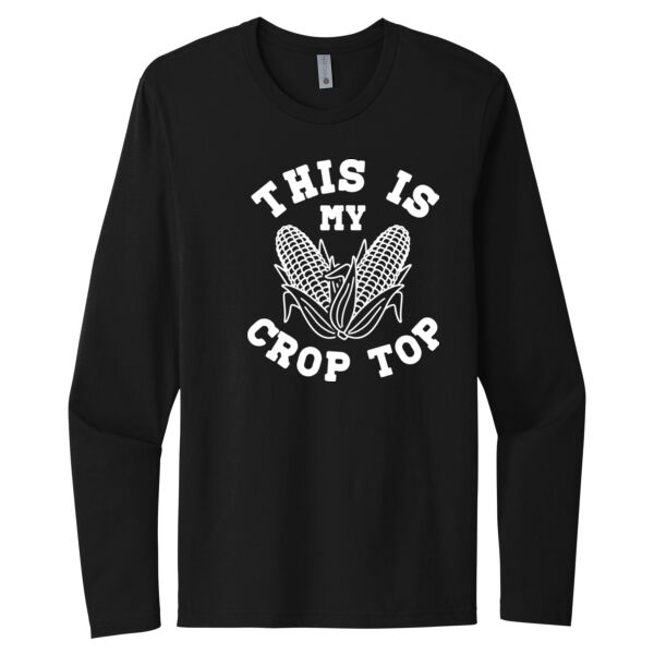 This is My Crop Top - Unisex Premium Cotton Long Sleeve T-Shirt Thumbnail