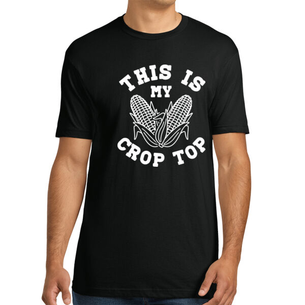 This is My Crop Top - Unisex Premium Cotton T-Shirt Thumbnail