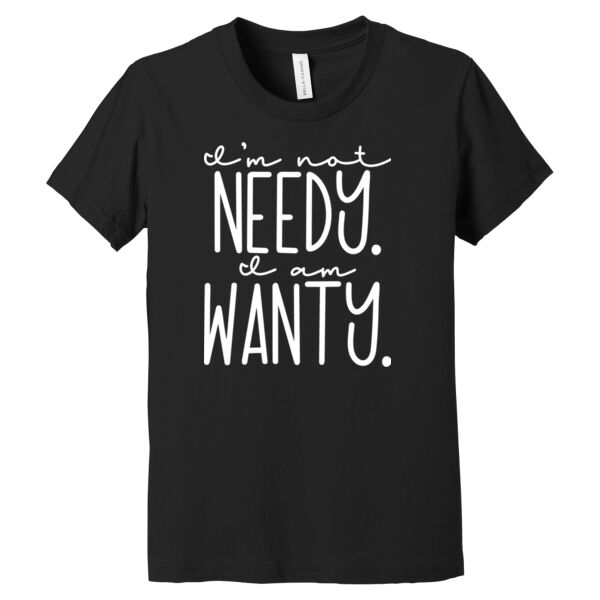 Im Not Needy - Youth Jersey Short Sleeve Tee Thumbnail