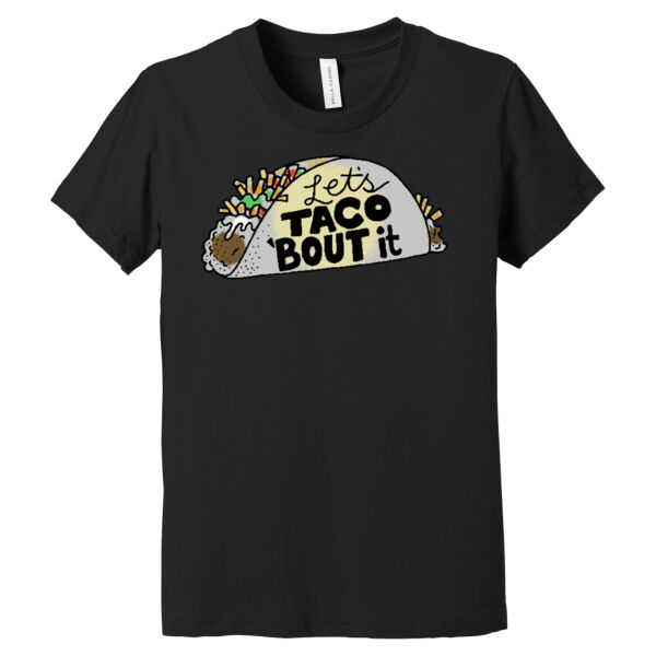 Lets Taco Bout It - Youth Jersey Short Sleeve Tee Thumbnail