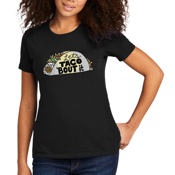 Lets Taco Bout It - Women's Premium Cotton T-Shirt Thumbnail