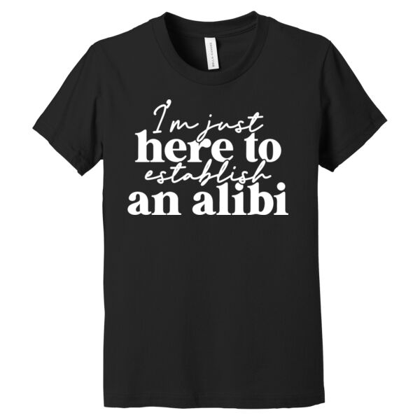 You re My Alibi - Youth Jersey Short Sleeve Tee Thumbnail