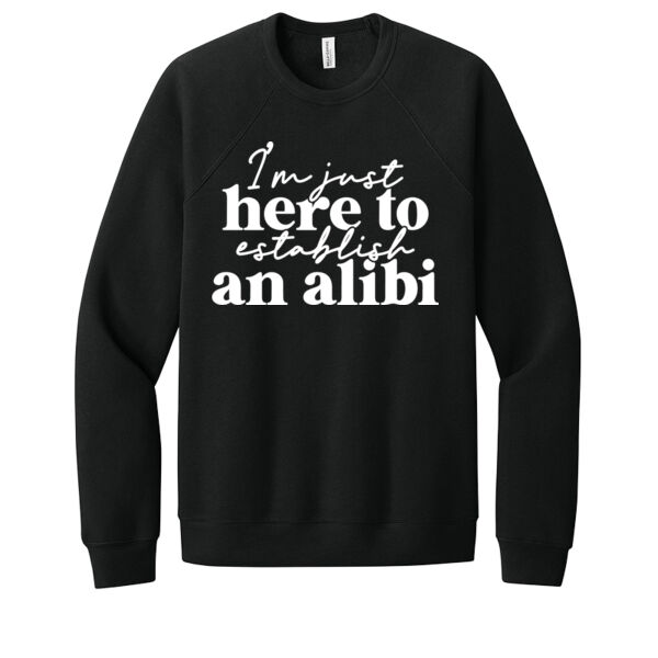 You re My Alibi - Unisex Premium Fleece Crew Sweatshirt Thumbnail