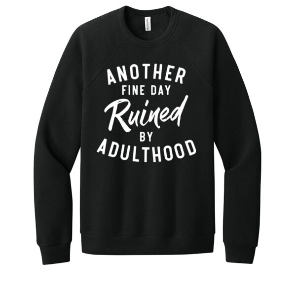 Adult Life - Unisex Premium Fleece Crew Sweatshirt Thumbnail