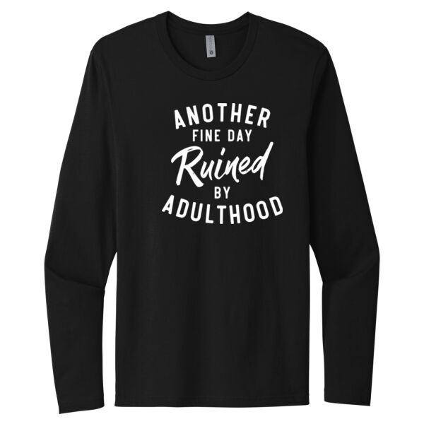 Adult Life - Unisex Premium Cotton Long Sleeve T-Shirt Thumbnail