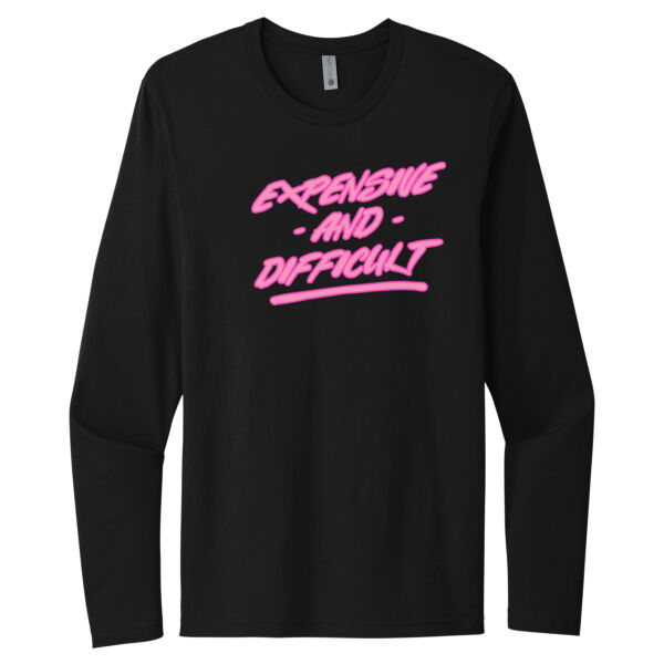 Expensive & Difficult - Unisex Premium Cotton Long Sleeve T-Shirt Thumbnail