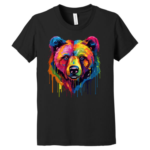 Colorful Bear - Youth Jersey Short Sleeve Tee Thumbnail