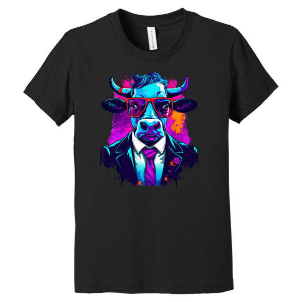 Suit Up Cow - Youth Jersey Short Sleeve Tee Thumbnail