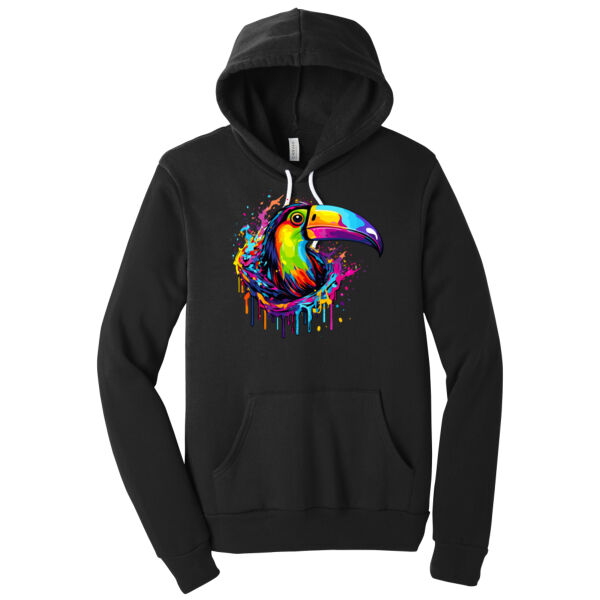 Colorful Tucan - Unisex Premium Fleece Hooded Sweatshirt Thumbnail