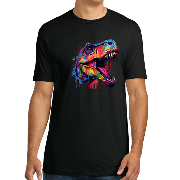 Colorful Rex - Unisex Premium Cotton T-Shirt Thumbnail