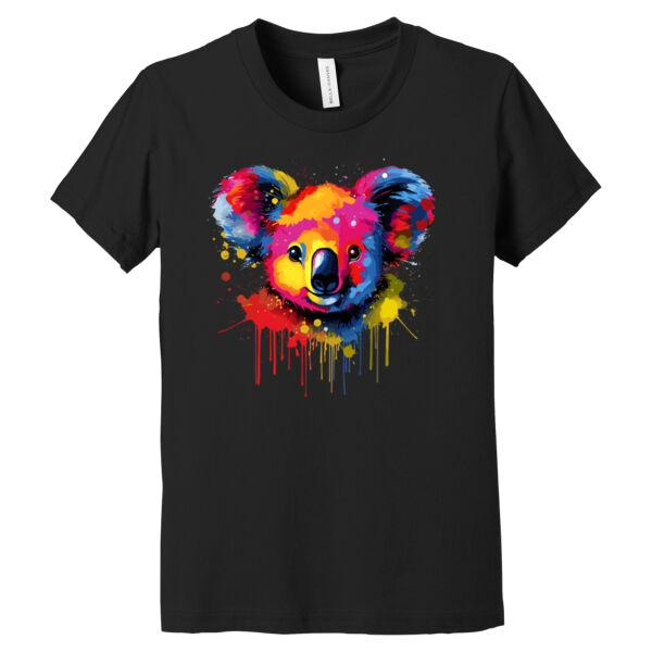 Colorful Koala Bear - Youth Jersey Short Sleeve Tee Thumbnail