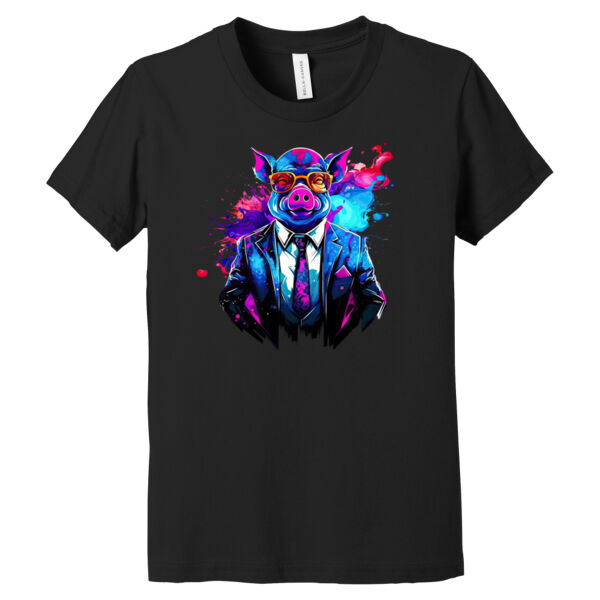 Suit Up Pig - Youth Jersey Short Sleeve Tee Thumbnail