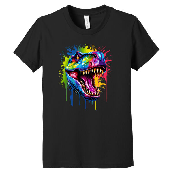 Colorful Dino - Youth Jersey Short Sleeve Tee Thumbnail