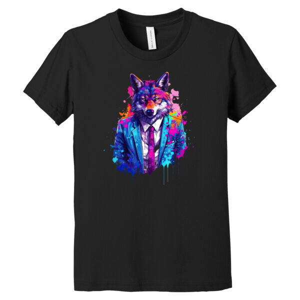 Suit Up Wolf - Youth Jersey Short Sleeve Tee Thumbnail