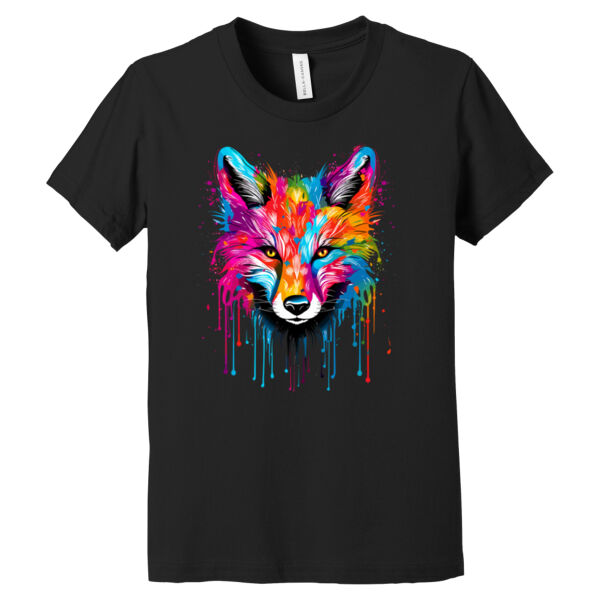 Colordrip Fox - Youth Jersey Short Sleeve Tee Thumbnail