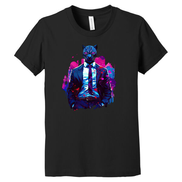 Suit Up Panther - Youth Jersey Short Sleeve Tee Thumbnail