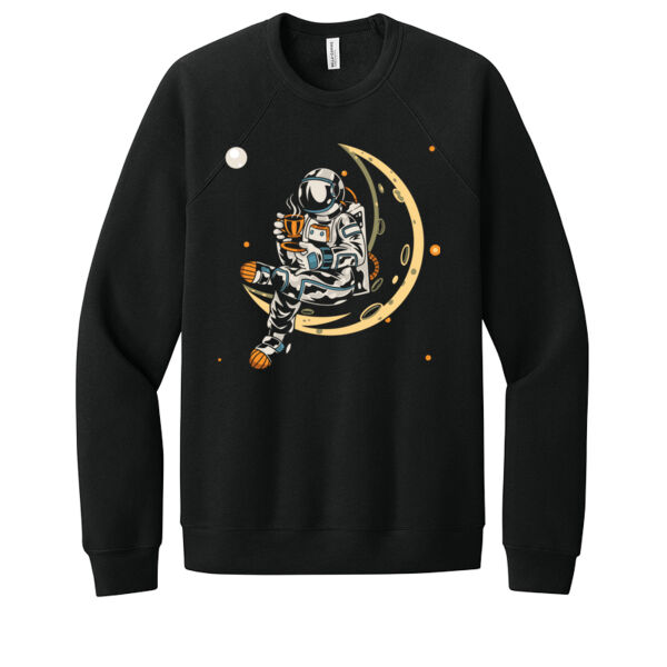 Astro Coffee - Unisex Premium Fleece Crew Sweatshirt Thumbnail