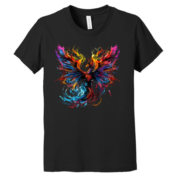 Colorful Phoenix - Youth Jersey Short Sleeve Tee Thumbnail