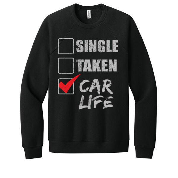 Car Life - Unisex Premium Fleece Crew Sweatshirt Thumbnail