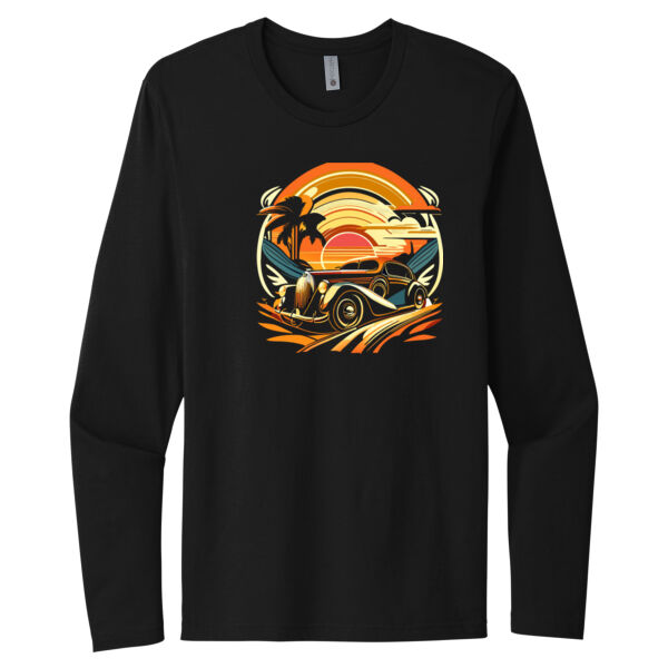 Sunset Drive - Unisex Premium Cotton Long Sleeve T-Shirt Thumbnail