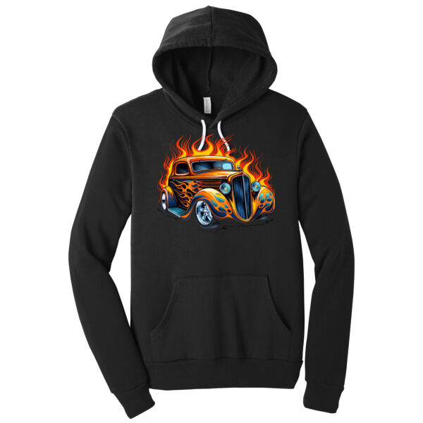 American Hotrod - Unisex Premium Fleece Hooded Sweatshirt Thumbnail