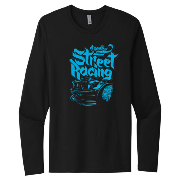 Brooklyn Street Racing - Unisex Premium Cotton Long Sleeve T-Shirt Thumbnail